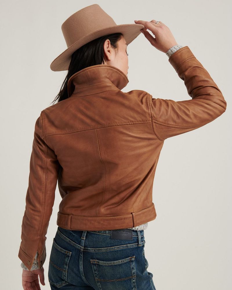 Stylish Cowgirl Brown Leather Jackets