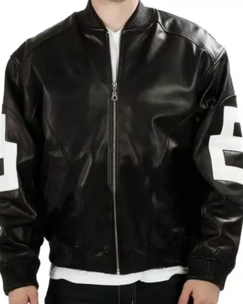 8 Ball Jacket – David Puddy Black Leather Classic