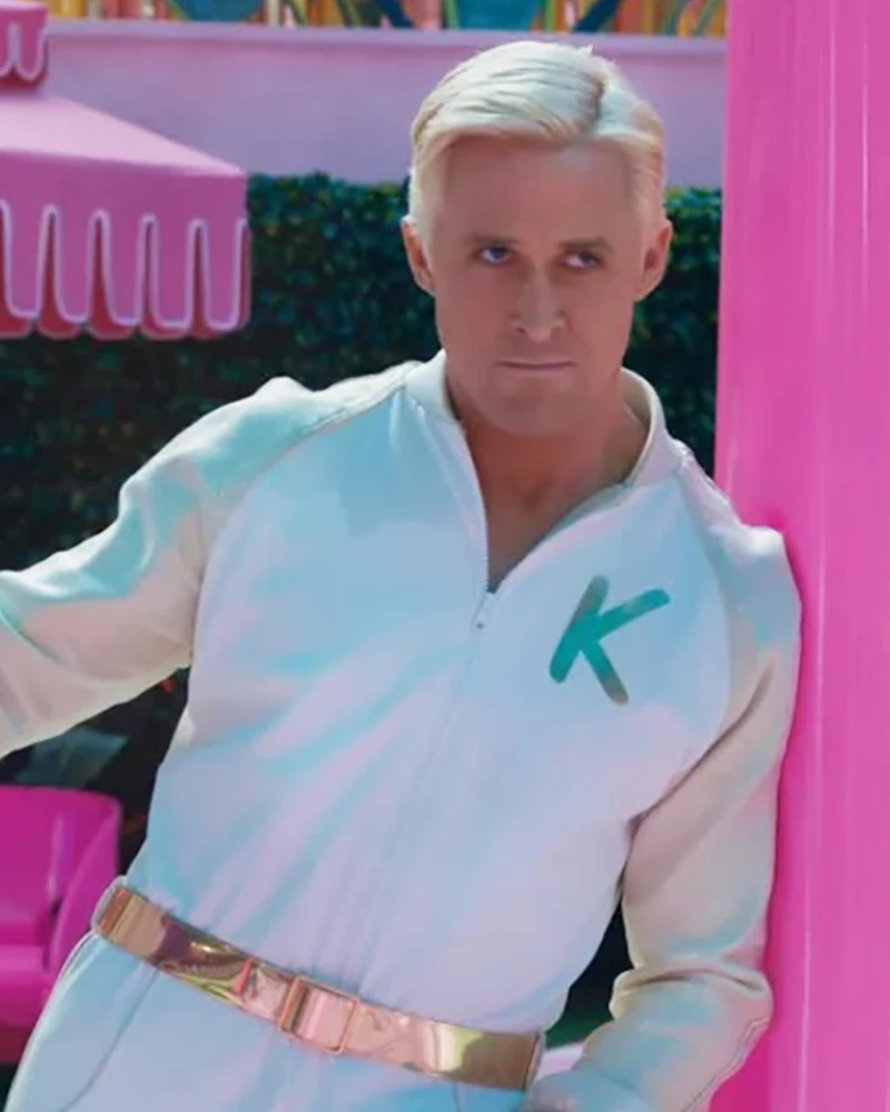 Ryan Gosling Rocks the Barbie Movie in a Stylish Ken Bomber Jacket