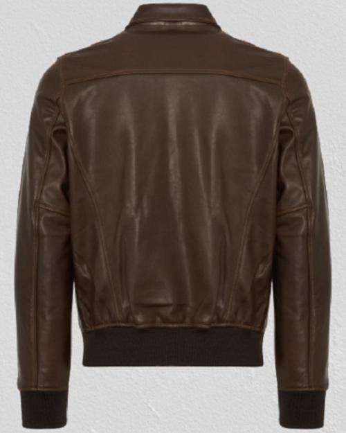 Trendy Mne Lambskin Leather Flight Jacket