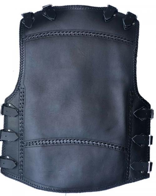  Heavy Duty 3MM Thick A Grade Cowhide Leather Motorcycle Club Vest