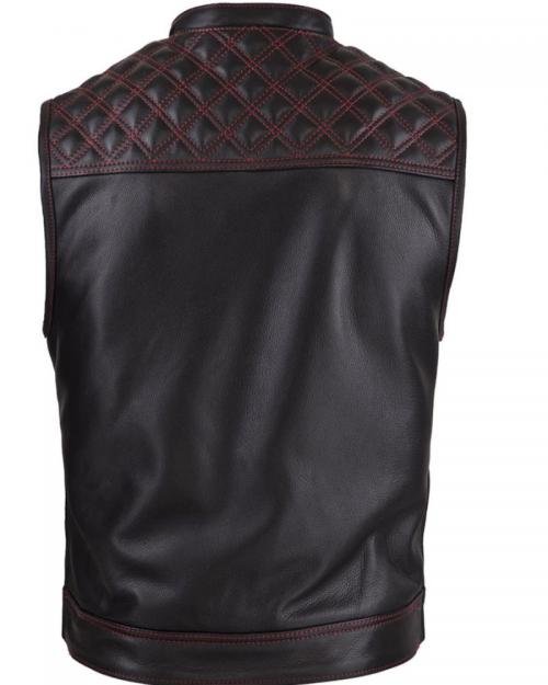 Men Diamond Rebel style Biker Vest