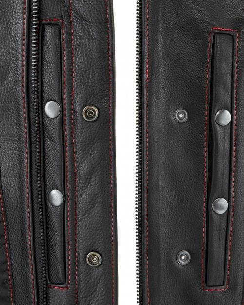 Men Diamond Rebel style motorcycle Vest