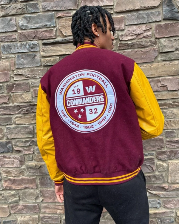 Washington Commanders Letterman Jacket