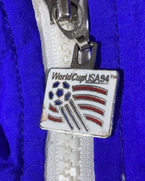 Vintage Snickers World Cup Training Jacket  Blue, Red & White