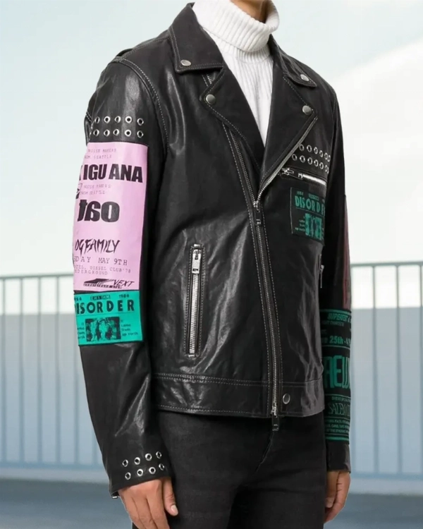 Bloody Valentine Megan Fox Black Leather Double Rider Jacket for Women