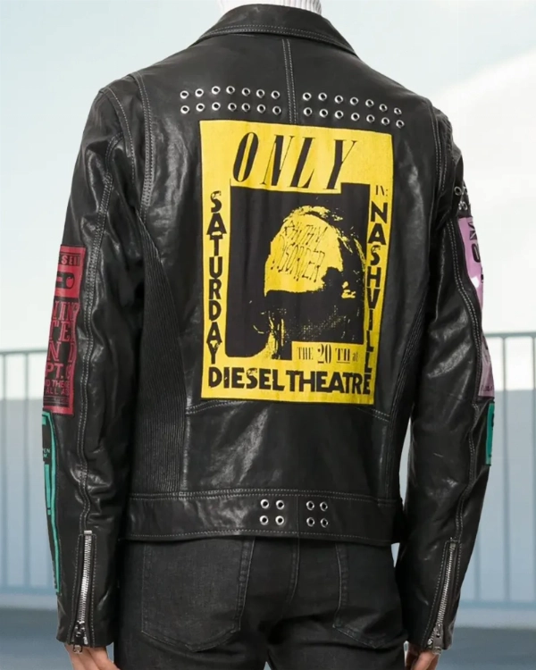 Bloody Valentine Megan Fox Black Biker Leather Jacket for Women