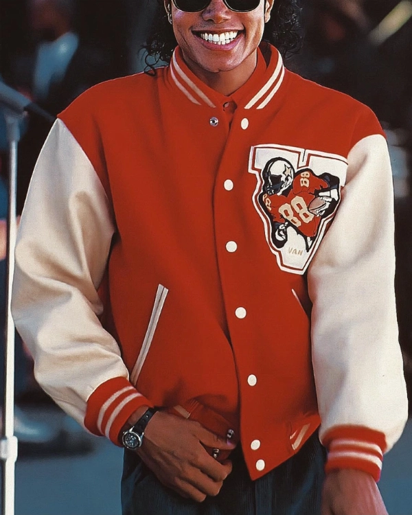 Jaafar Jackson Michael Jackson Varsity Jacket  Classic & Modern Design