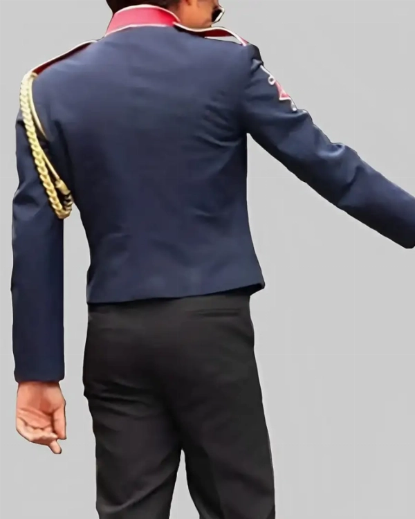 Stand Out with Michael Jaafar Jackson Blue Jacket  Premium Fan Jacket