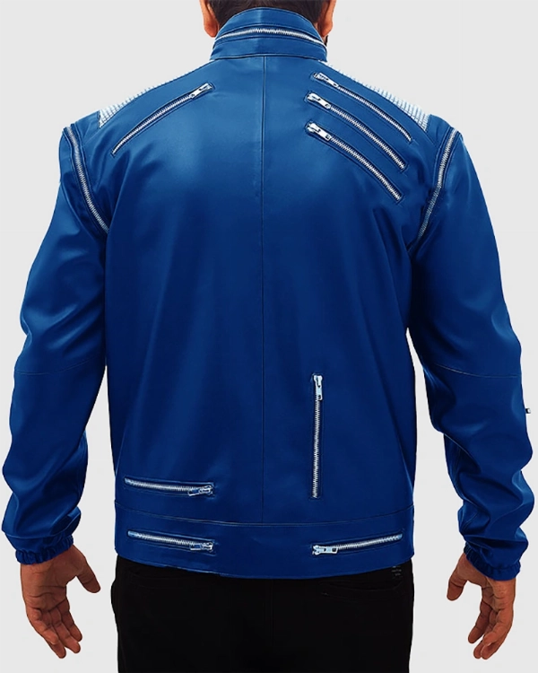 Authentic Michael Jackson Beat It Jacket in Blue  Legendary Performance Look