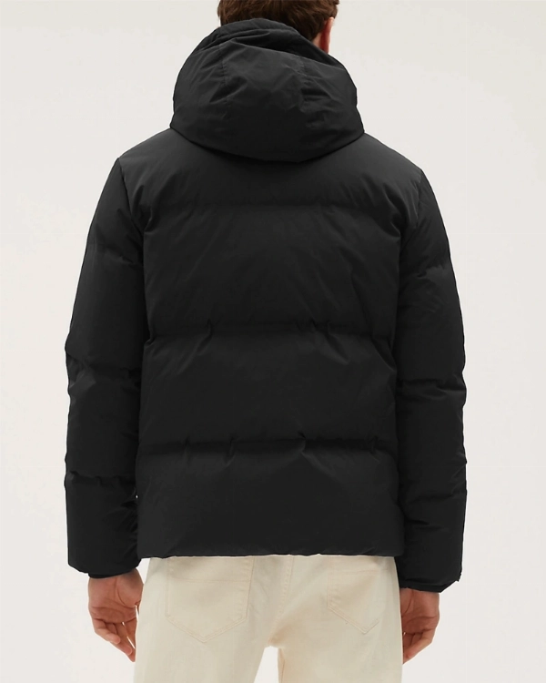 Spider-Verse Miles Morales Black Puffer Jacket for Fans