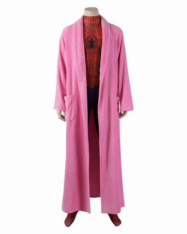 Animated Superhero Pink Coat  Peter Parker Edition