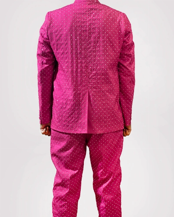 Ryan Gosling Style Pink Suit  Elegant & Fashion-Forward