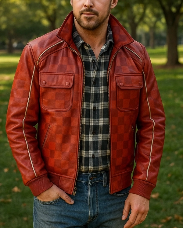 Iconic Ryan Gosling Colt Leather Jacket From The Fall Guy