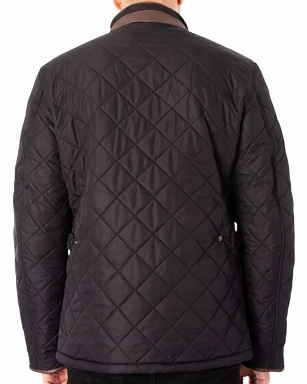 Gary Dark Brown Ranch Leather Jacket for Men  Vintage Cowboy Look