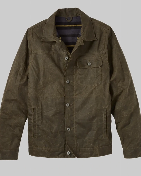 Ghosted Chris Evans Brown Leather Jacket  Movie-Inspired Style