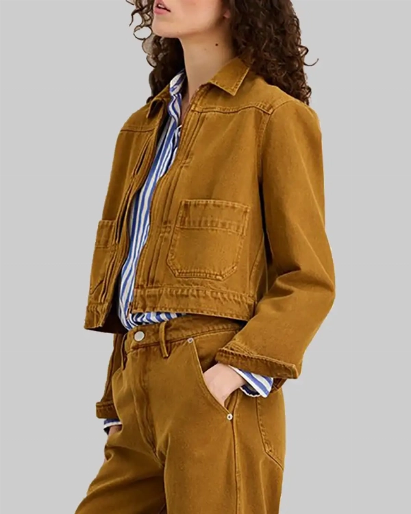 Modern Women’s Cotton Coat – Briana Middleton Inspired by Sharper