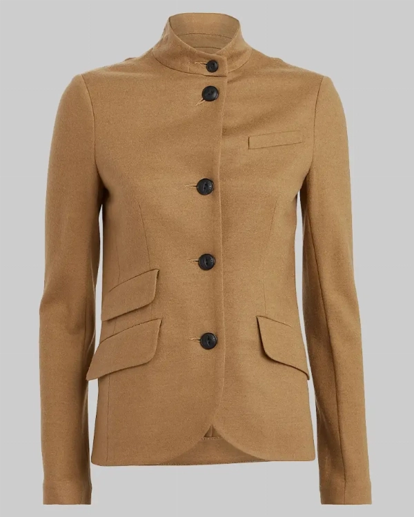 Women’s Brown Jacket Worn by Elizabeth Tulloch  Superman & Lois Edition