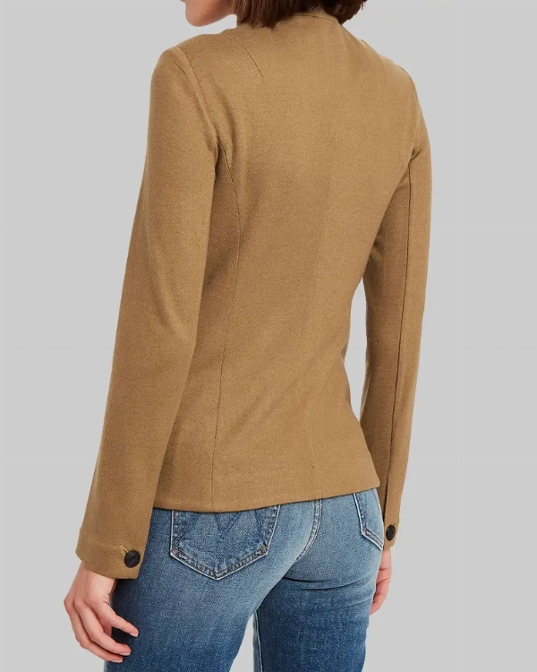 Superman & Lois Elizabeth Tulloch Jacket  Stylish Brown Outerwear