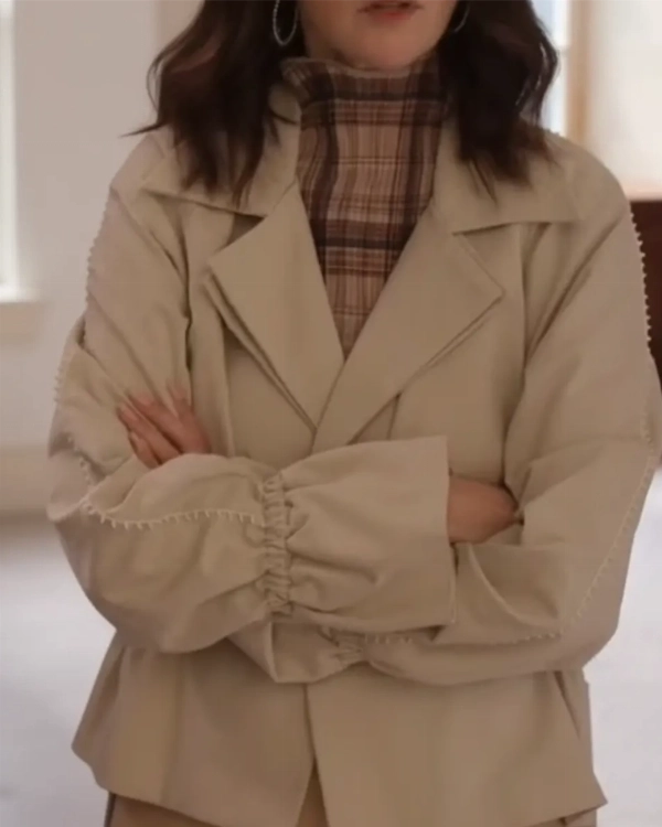 Trendy Women’s Short Coat  Selena Gomez Inspired Fashion