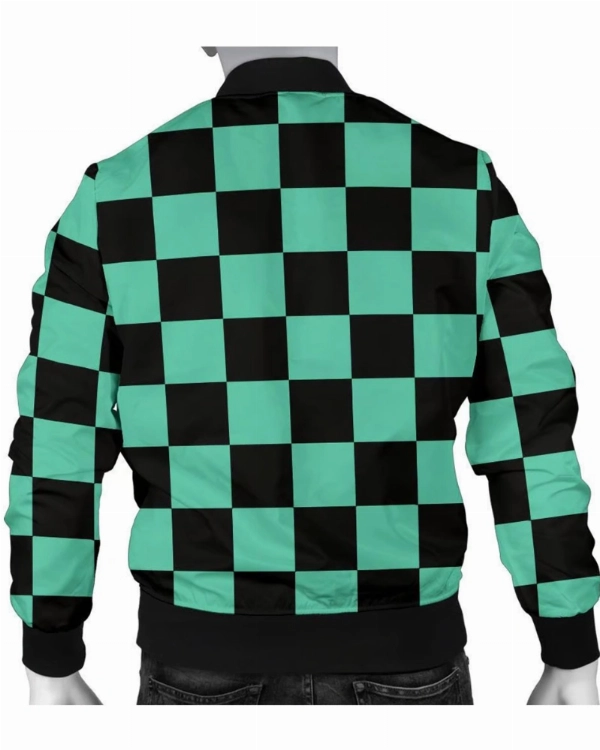 Tanjiro Kamado Demon Slayer Bomber Jacket  Anime Style Outerwear