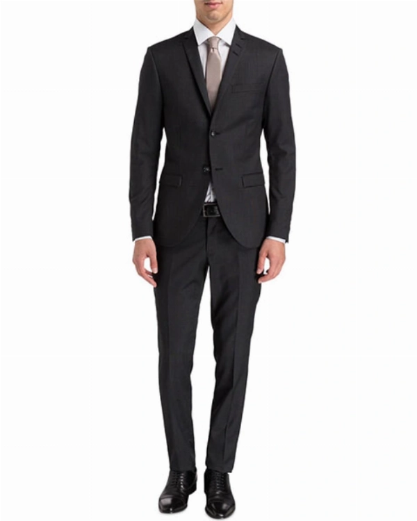 John Wick Charcoal Grey Three Piece Suit  Sharp Formal Style Outfit