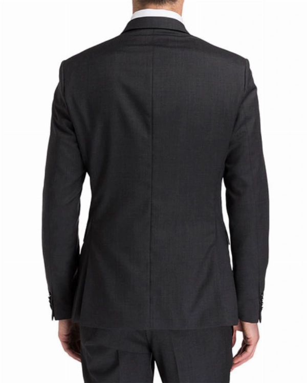 Elegant John Wick Style Grey Three Piece Suit Modern Formal Wear