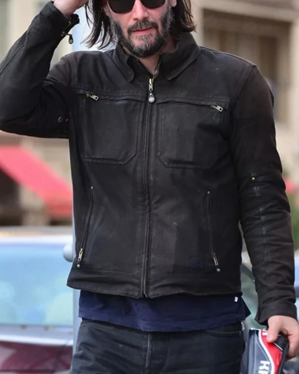 John Wick Chapter IV Keanu Reeves Iconic Leather Coat