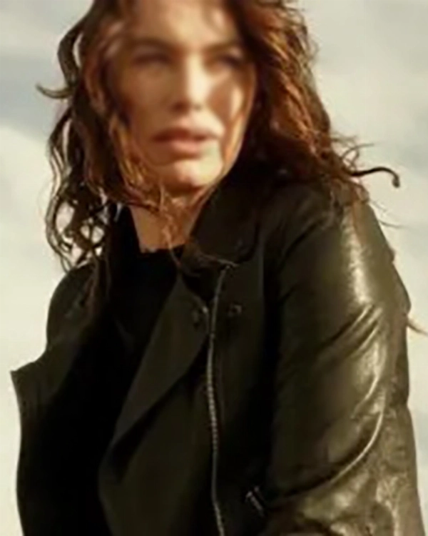Lena Headey Black Jacket  9 Bullets Film Outfit
