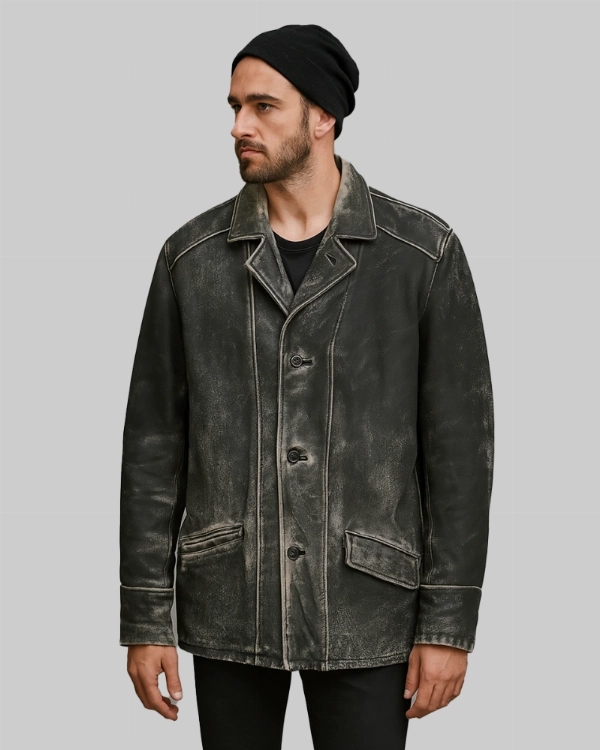 Anthony Bourdain Signature Leather Jacket Outfit