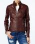 Women Traditional Slim Fit Leather Jacket Customer Review
