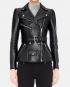 Women Black Biker Jacket Customer Review