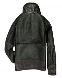 Aviator B3 Black Leather Shearling Collar Jacket
