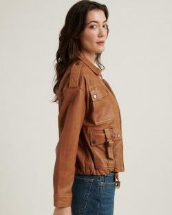 Women Iconic Brown Jacket