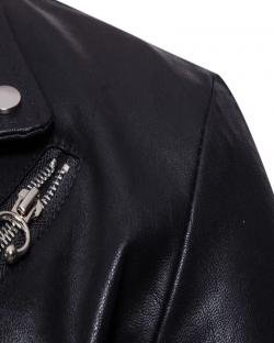 Biker Jacket Slim Fit Jacket- Torse Jackets