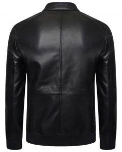Men’s Bomber Jacket with Ribbed Cuffs