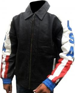 White Red and Blue Stripe Jacket