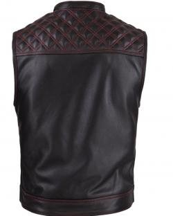 Men Diamond Rebel style Biker Vest