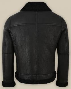 Shearling Leather Jacket for Men