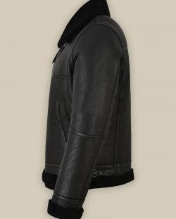 Shearling Leather Jacket for Men