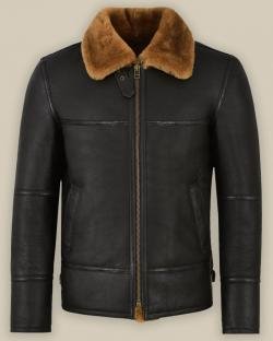 sale Shearling Traditional Jacket For Men