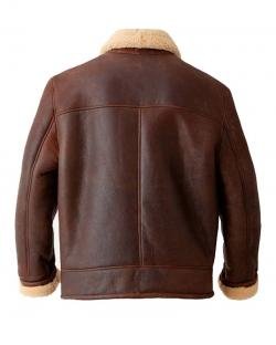 Brown Mens Aviator Jacket
