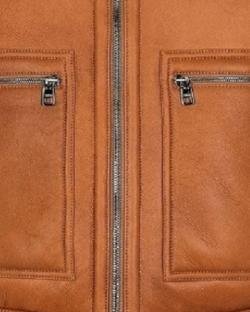 shearling lined bomber jacket