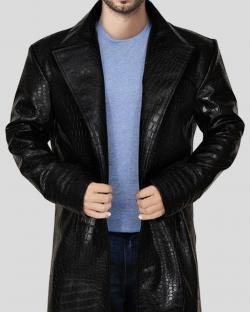 Desing Alligator Textured Coat