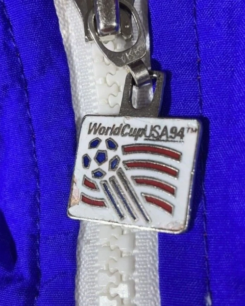 Vintage Snickers World Cup Training Jacket  Blue, Red & White