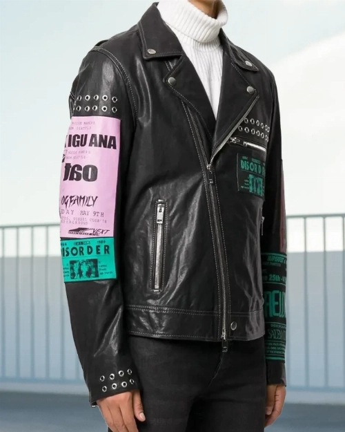 Bloody Valentine Megan Fox Black Leather Double Rider Jacket for Women