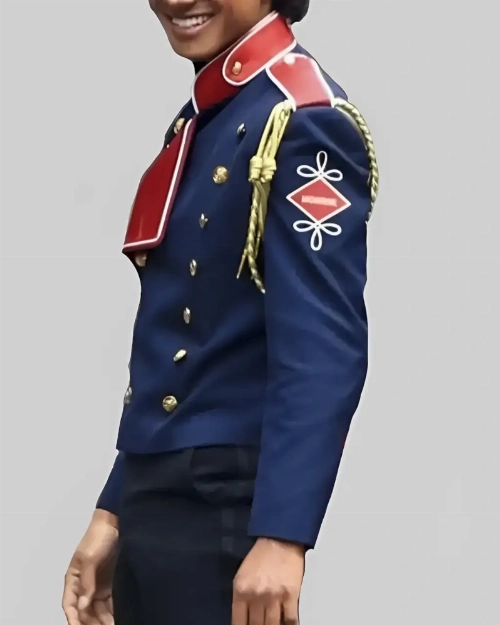 Jaafar Jackson Michael Jackson Blue Jacket  Iconic Stage Look