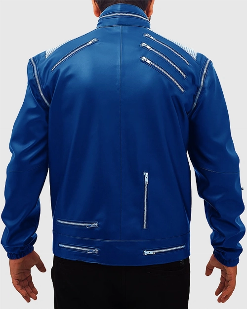 Authentic Michael Jackson Beat It Jacket in Blue  Legendary Performance Look