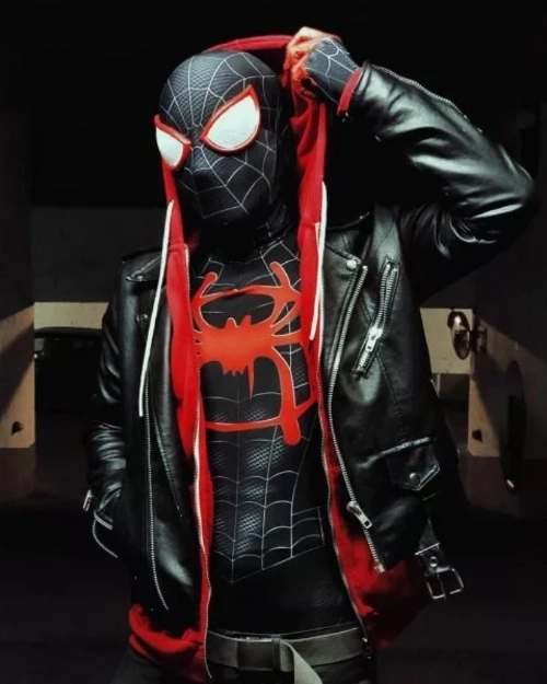 Miles Morales Spider-Verse Jacket  Perfect for Cosplay & Daily Wear