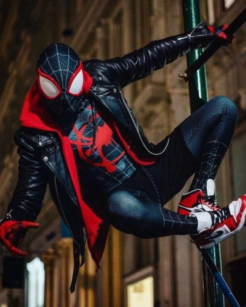 Trendy Miles Morales Jacket Inspired by Into The Spider-Verse